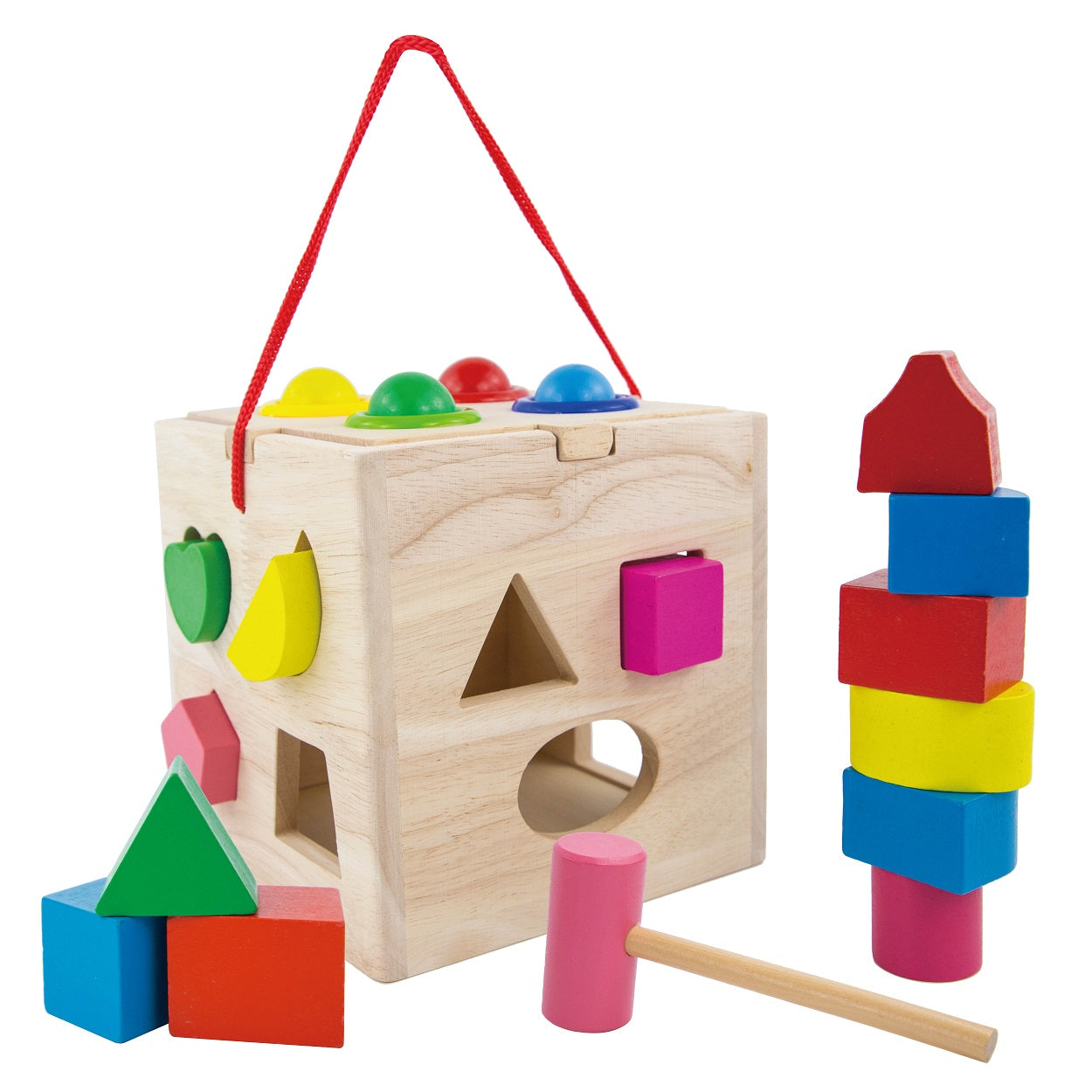 Wooden Activity Cube