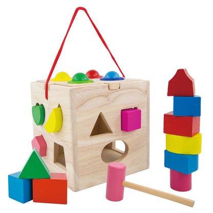 Wooden Activity Cube