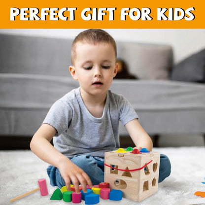 Wooden Activity Cube