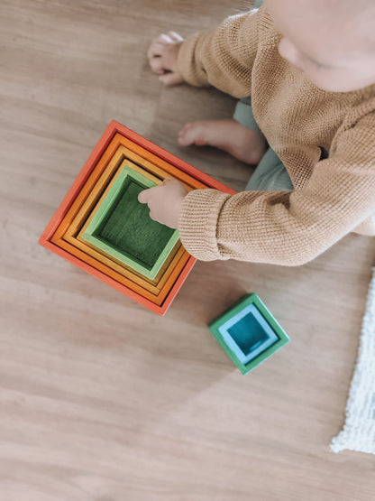 Rainbow Nesting Boxes